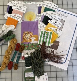 Canvas ADVENT CANDLE 1 KIT- LION AND LAMB  MKN0013        FULLY KITTED