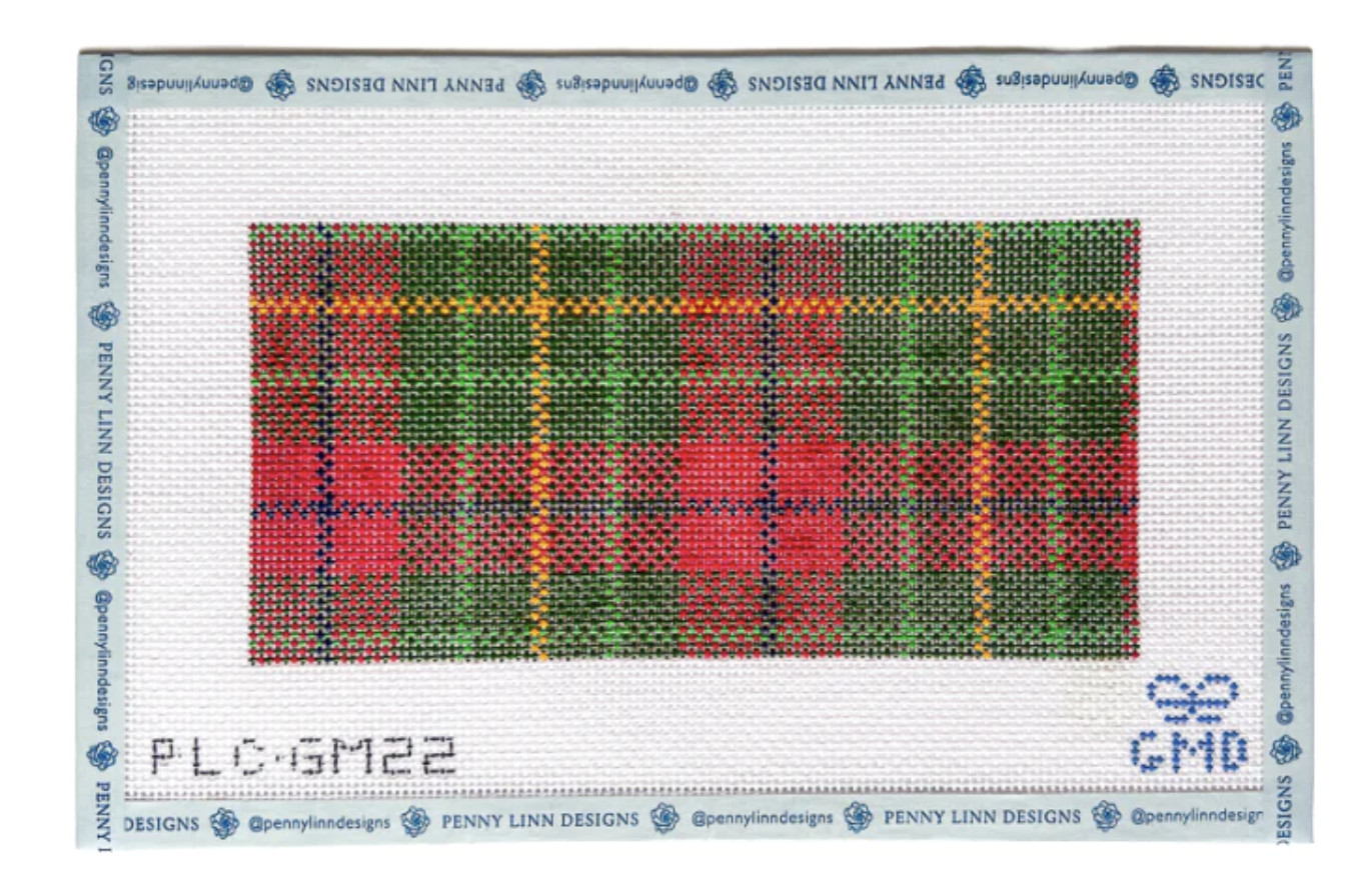 Canvas PLAID EYE GLASS CASE - STROLL  PLDGM22