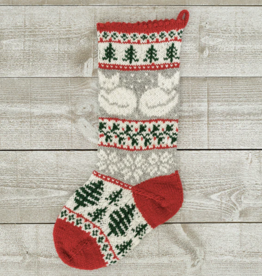 Yarn CHRISTMAS STOCKING  KIT - FOX AND FOREST