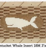 Canvas WHALE INSERT  3X6  RD424