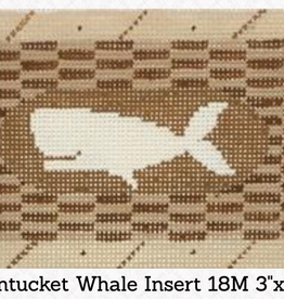Canvas WHALE INSERT  3X6  RD424