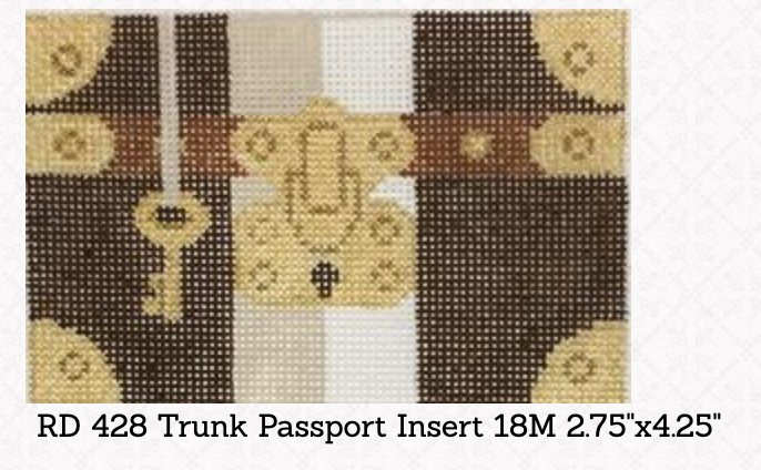 Canvas TRUNK INSERT  PASSPORT COVER  RD428