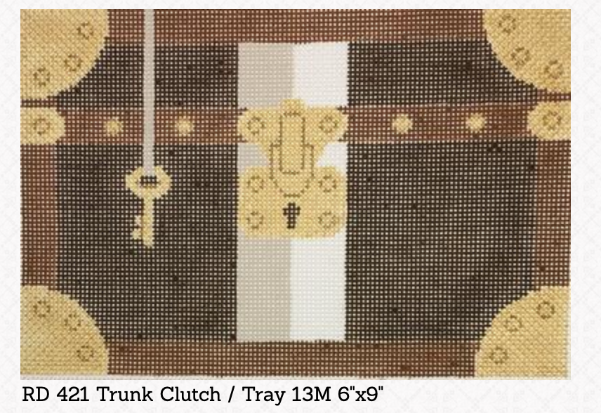 Canvas TRUNK CLUTCH  6X9   RD421