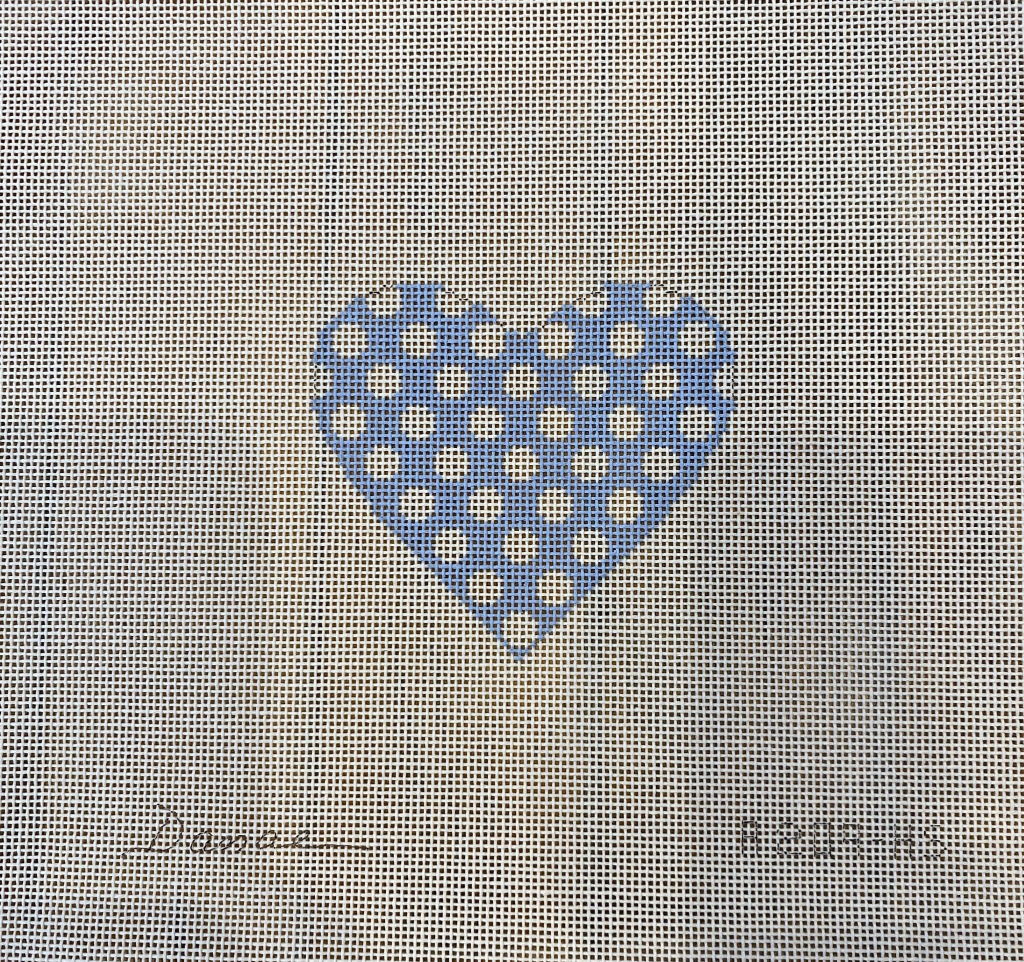 Canvas HEART DOTS - BLUE  A209HS