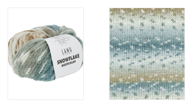 Yarn SNOWFLAKE - LANG  MULTI