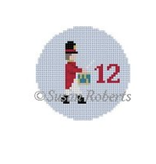 Canvas 12 DAYS OF CHRISTMAS - DAY 12 DRUMMERS DRUMMING   5932  2.5" ROUND