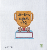 Canvas WORLD'S CUTEST DOG  TROPHY  AI708