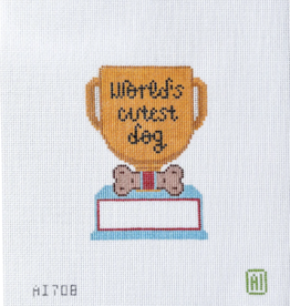 Canvas WORLD'S CUTEST DOG  TROPHY  AI708