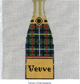 Canvas VEUVE BOTTLE - TARTAN  CLV004T