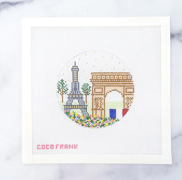 Canvas PARIS ROUND 4"