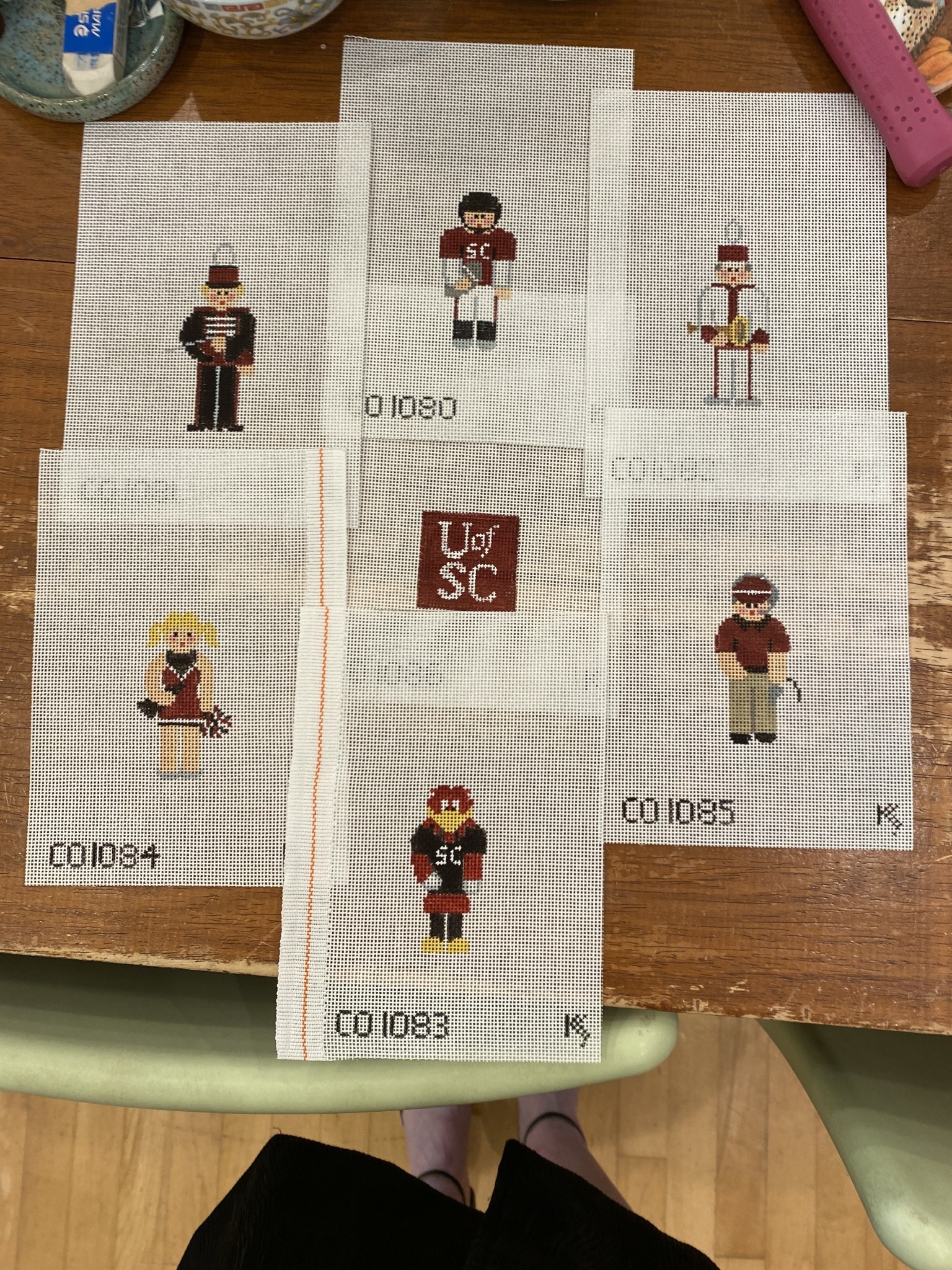 Canvas TINY TEAMS 7 PIECE SET - USC