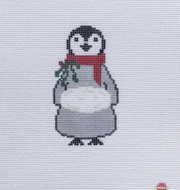 Canvas BABY PENGUIN WITH MUFF   SAS0029
