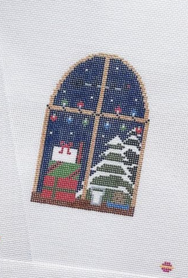 Canvas SANTA  SKIES WINDOW  SAS0019 13 MESH