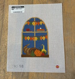 Canvas THANKSGIVING WINDOW  SAS0058  13 MESH