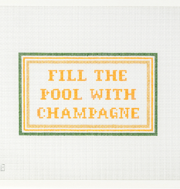 Canvas FILL THE POOL WITH CHAMPAGNE