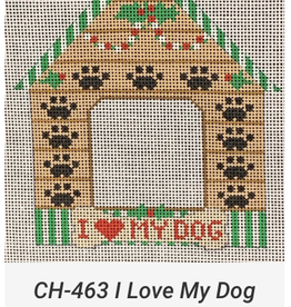 Canvas I LOVE MY DOG FRAME  CH463