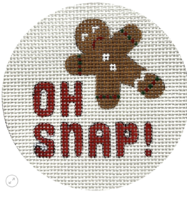 Canvas OH SNAP!   4" ROUND  X526