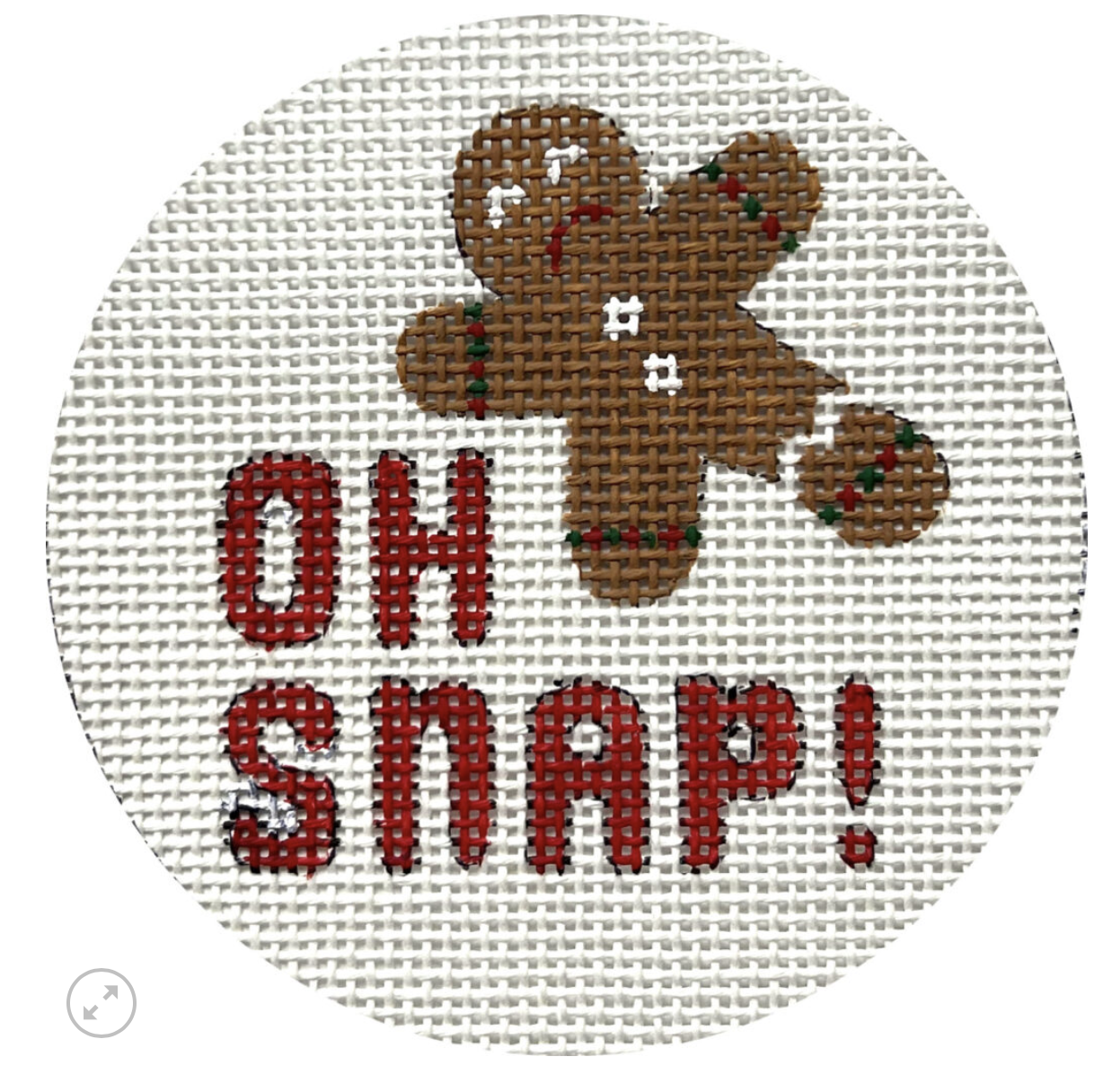 Canvas OH SNAP!   4" ROUND  X526
