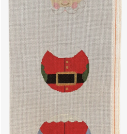 Canvas SANTA DANGLE  3 PIECES