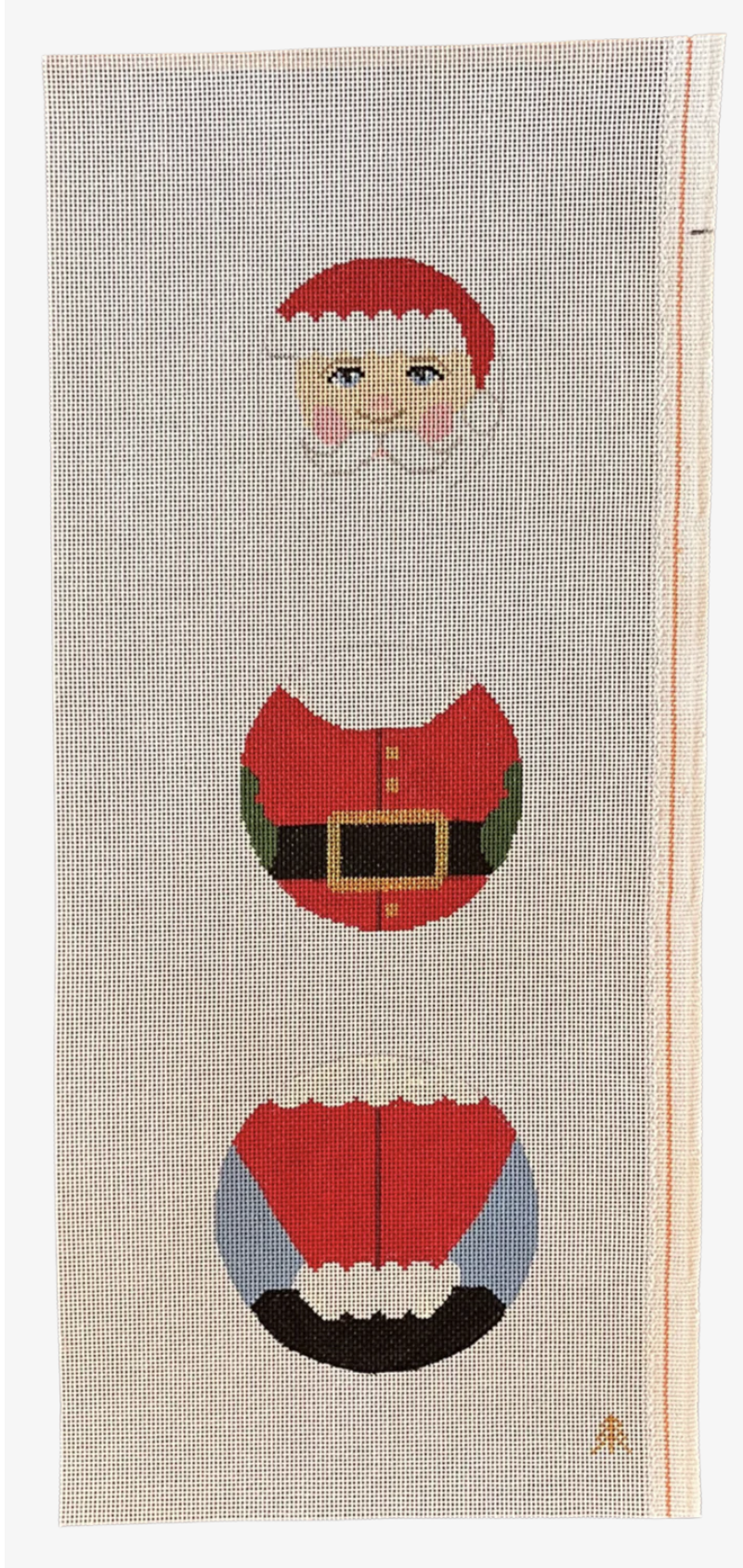 Canvas SANTA DANGLE  3 PIECES