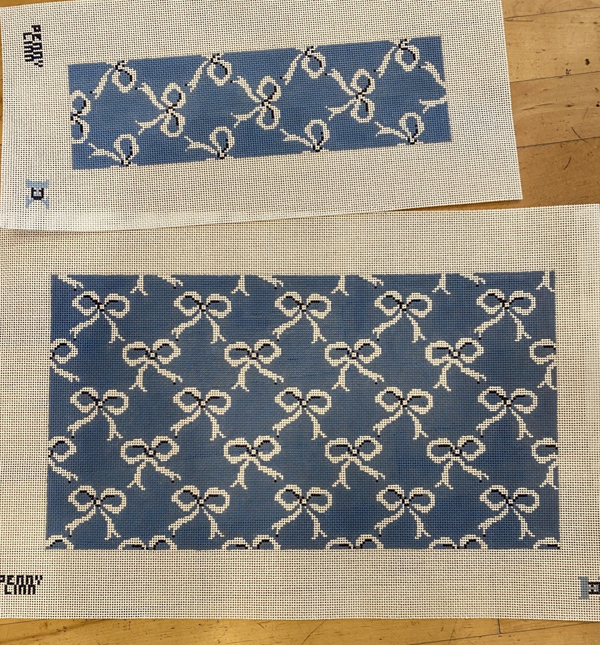 Canvas BOW ON BOW PLCAK1  BOW SHAPED PILLOW - 2 PIECES