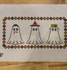 Canvas VINTAGE HALLOWEEN - GHOSTS IN A ROW  PLCKC38