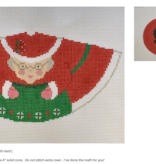 Canvas MRS  CLAUS 3-D CONE  4"