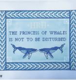 Canvas THE PRINCE OF WHALES IS NOT TO BE DISTURBED  TA5018   16X12"