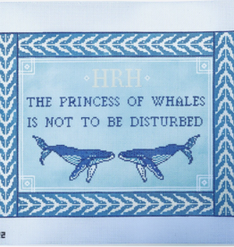 Canvas THE PRINCE OF WHALES IS NOT TO BE DISTURBED  TA5018   16X12"