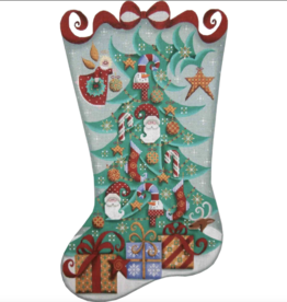 Canvas WHIMSICAL STOCKING  1364
