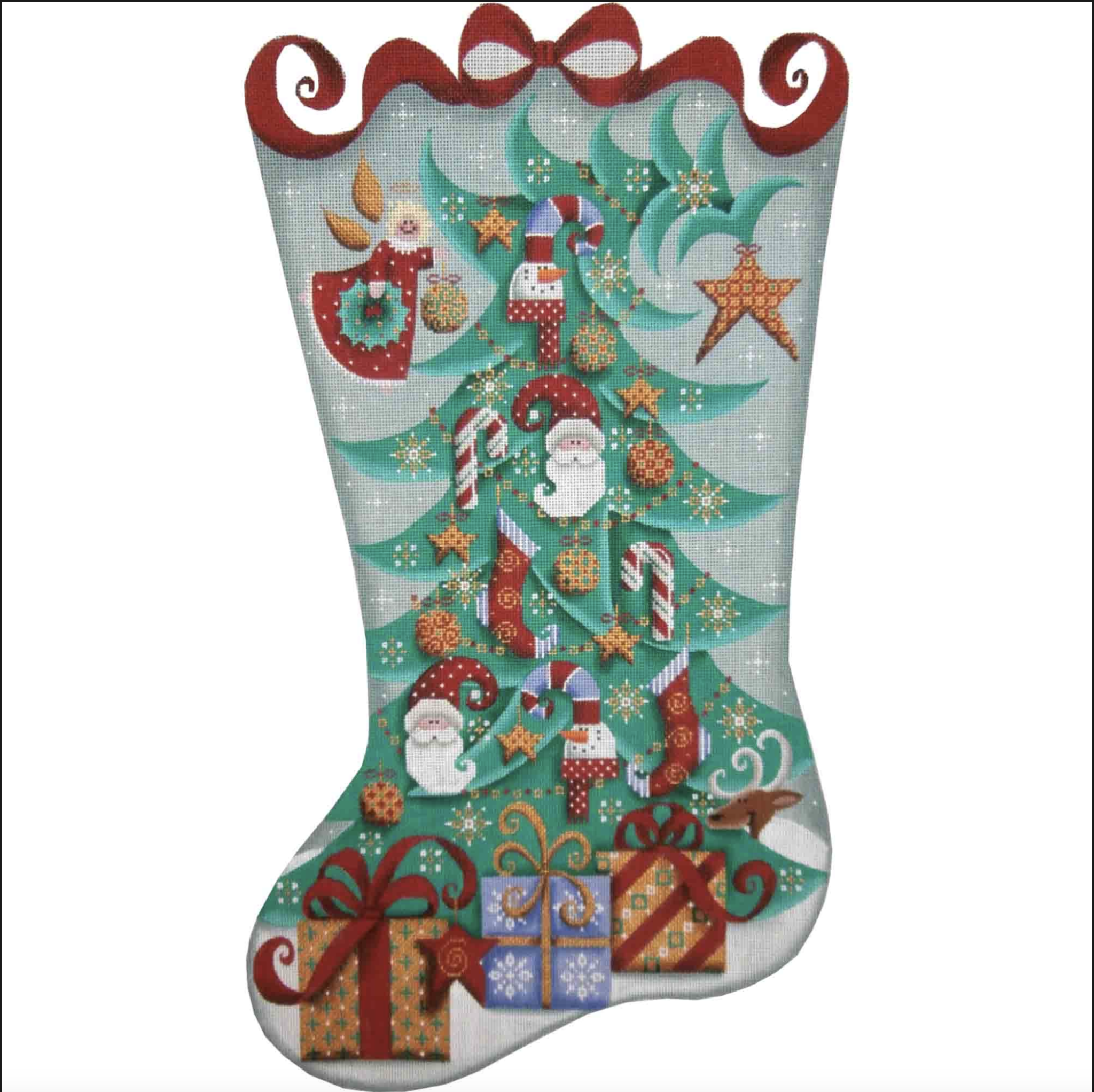 Canvas WHIMSICAL STOCKING  1364