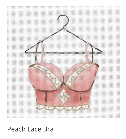 Canvas PEACH LACE BRA  GS128