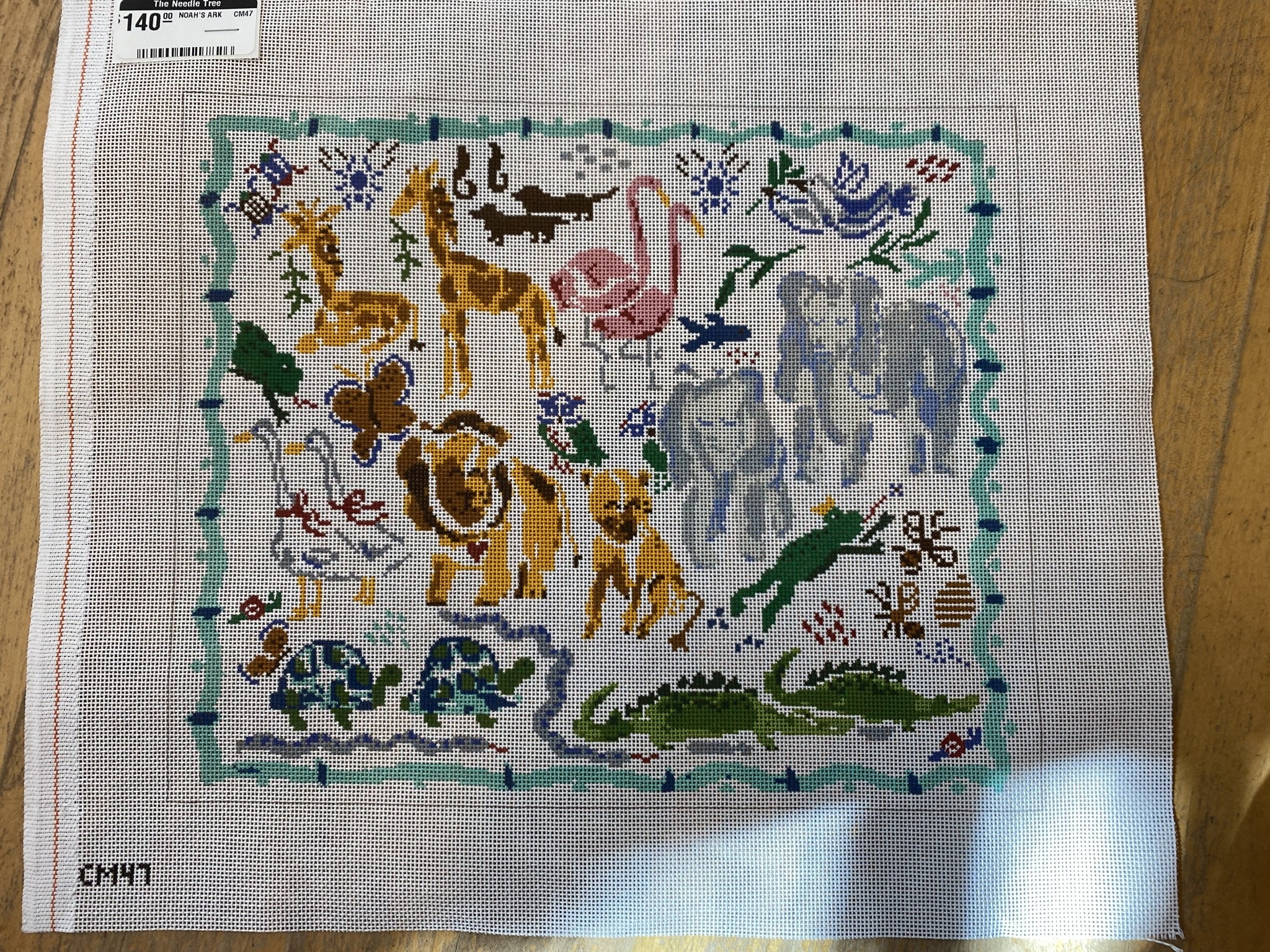 Canvas NOAH'S ARK    12X12"  CM47