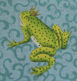 Canvas FROG PRINCE 5X5" SQUARE    AN175