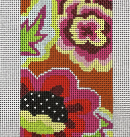 Canvas RED FLORAL EYE GLASS CASE  EY113