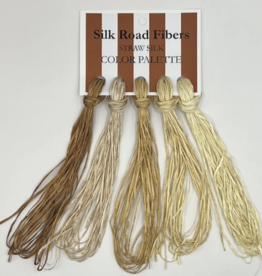 Fibers SILK STRAW - COLOR PALETTE - FAWNY TAWNY  BROWNS