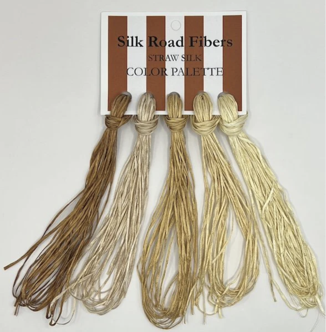 Fibers SILK STRAW - COLOR PALETTE - FAWNY TAWNY  BROWNS
