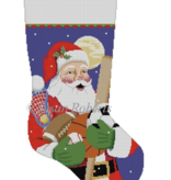 Canvas SPORT EQUIPMENT SANTA STOCKING  3237