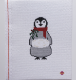 Canvas BABY PENGUIN WITH MUFF   SAS0029  13 MESH