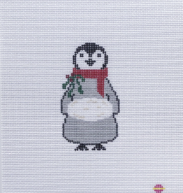 Canvas BABY PENGUIN WITH MUFF   SAS0030  18 MESH