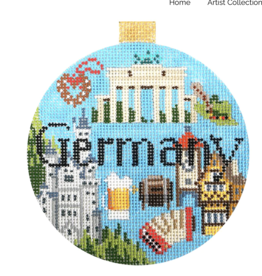 Canvas TRAVEL ROUND-  GERMANY  KB1684