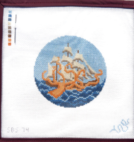 Canvas THE KRACKEN 4" ROUND  SBS74