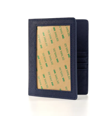 Accessories PASSPORT COVER - SELF FINISHING - NAVY