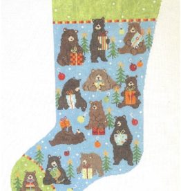 Canvas BEARS STOCKING    PCH010