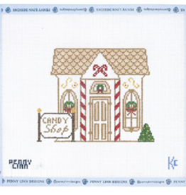 Canvas VINTAGE WINTER VILLAGE - CANDY SHOP PLCEH17