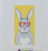 Canvas BUNNY WITH GLASSES EYE GLASS CASE  EGC07