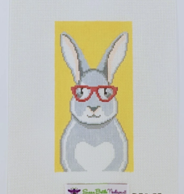 Canvas BUNNY WITH GLASSES EYE GLASS CASE  EGC07