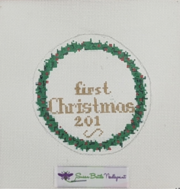 Canvas 1ST CHRISTMAS ROUND  X46   4.5"