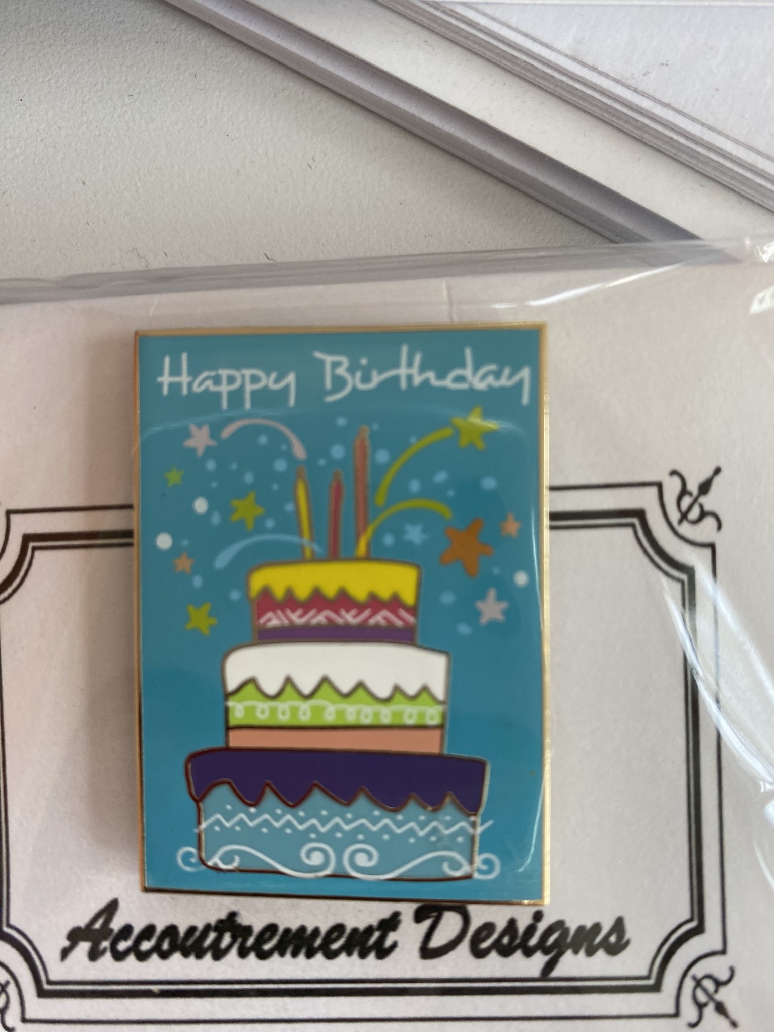Accessories BIRTHDAY CAKE  NEEDLE MINDER