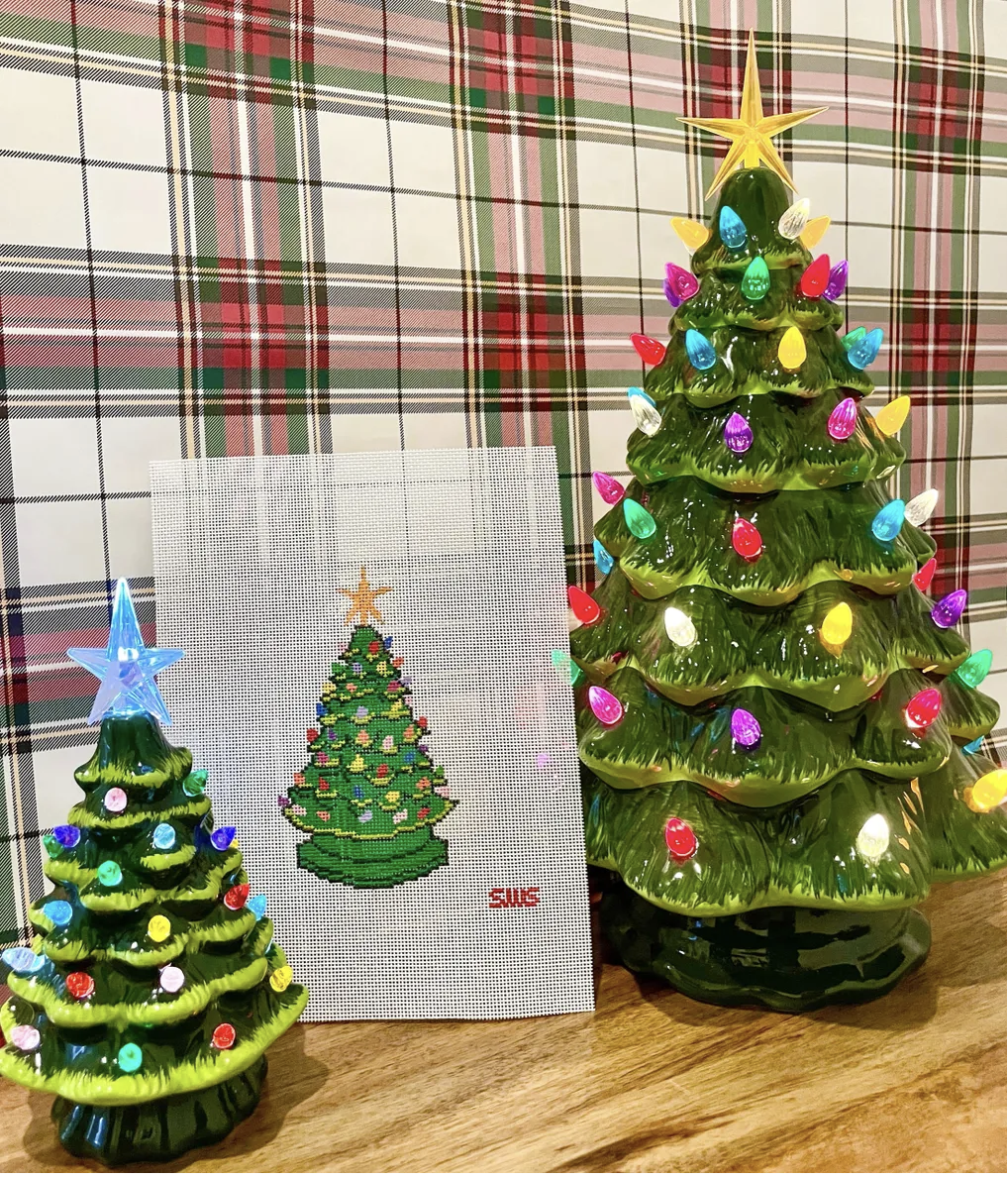 Canvas CERAMIC TREE GREEN